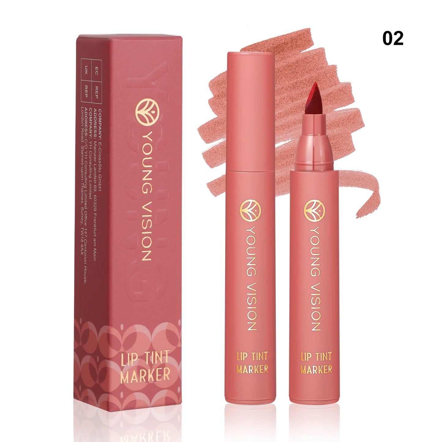 Stylo à Lèvres Précis – 6 Couleurs Intenses | Mat & Longue Tenue