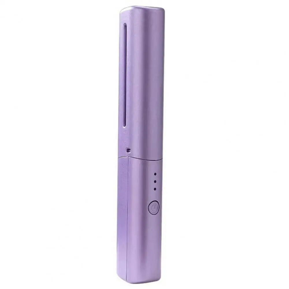 Lisseur compact pour usage domestique Peigne à lisser sans fil portable pour usage de salon de voyage Réglable pour bouclé