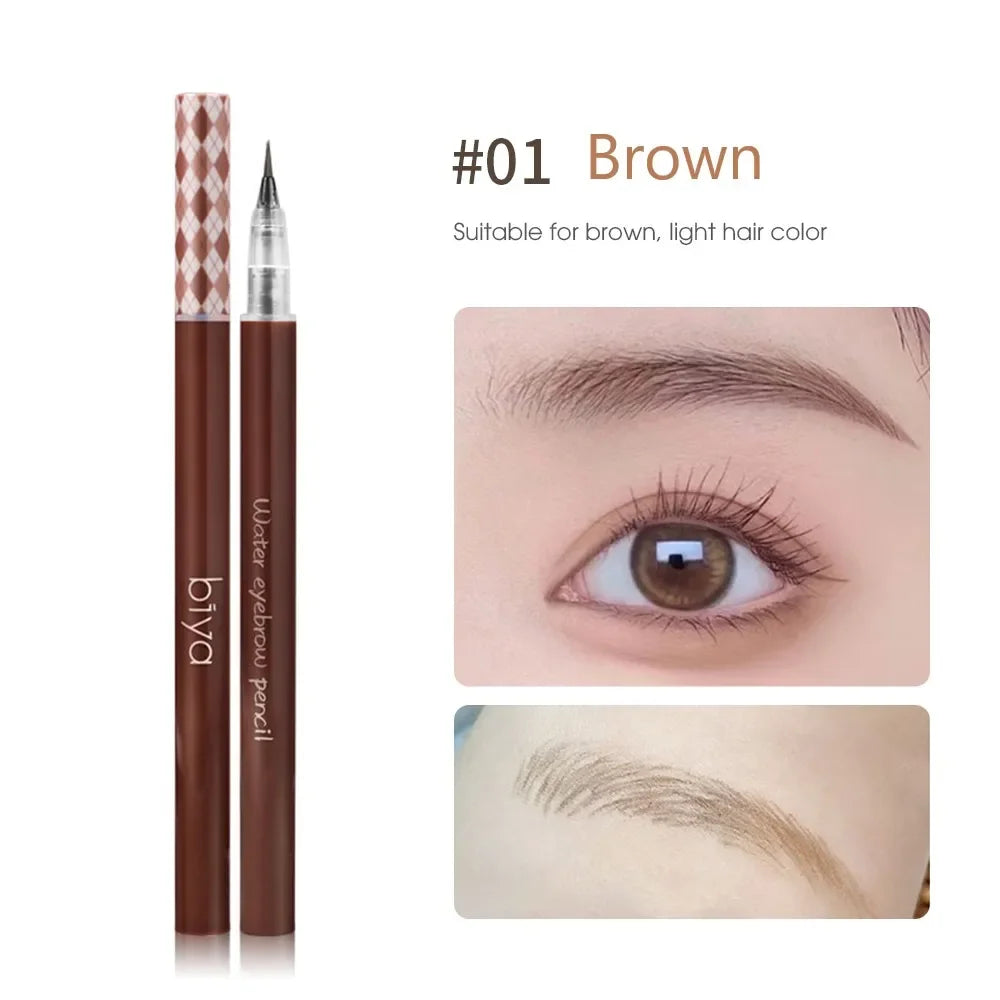 Ultra-fine Eyebrow Pencil Outline Shadow Lying Silkworm Eyeliner Waterproof Non-smudge Lasting Colourfast Liquid Eyebrow Pencil