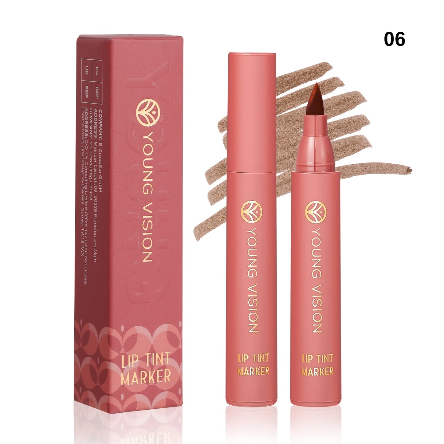 Stylo à Lèvres Précis – 6 Couleurs Intenses | Mat & Longue Tenue
