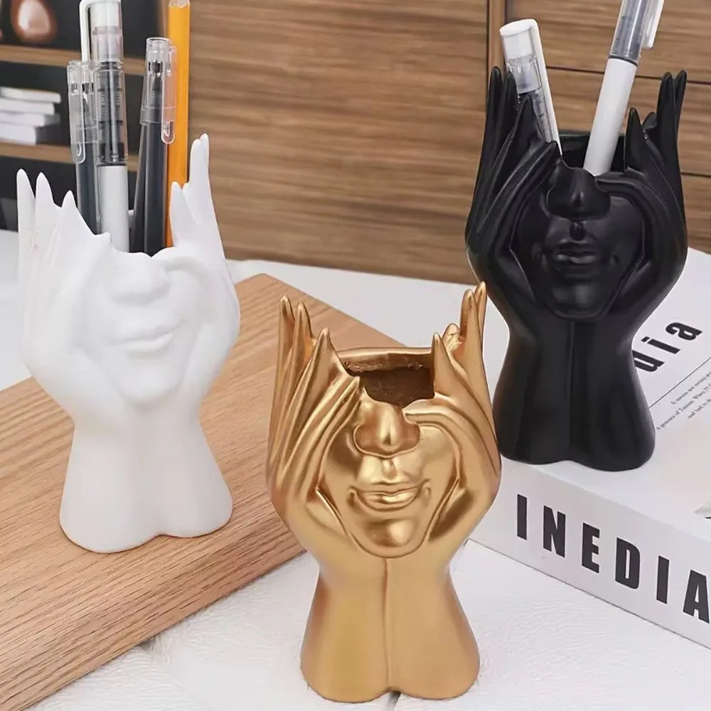 Porte-stylo de style artistique pour décoration créative, porte-pinceaux, multifonctionnel