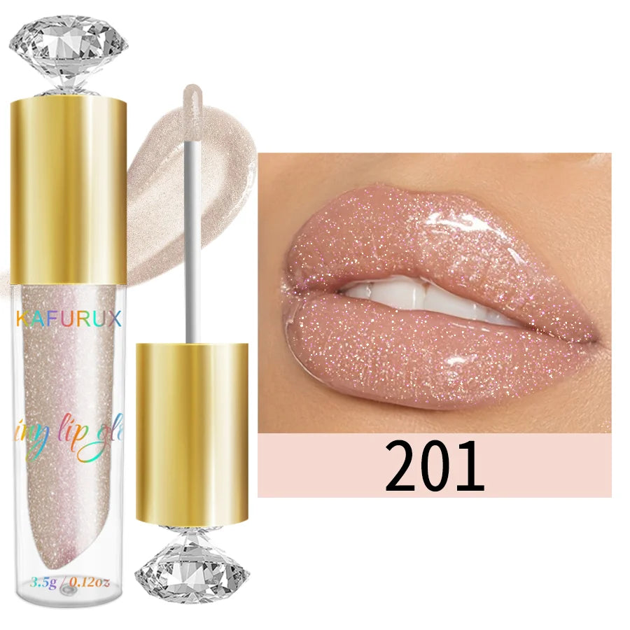 Brillant à Lèvres Hydratant – Collection 9 Couleurs Diamant Chatoyant