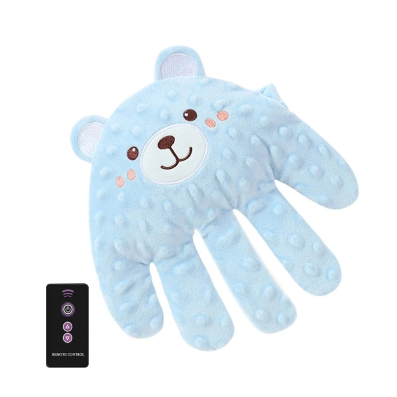 Calming Hand Pillow for Toddler Remote Controlled Sleep Aid with Gentle Vibrations, Soft Comfortable Soothing Pillow