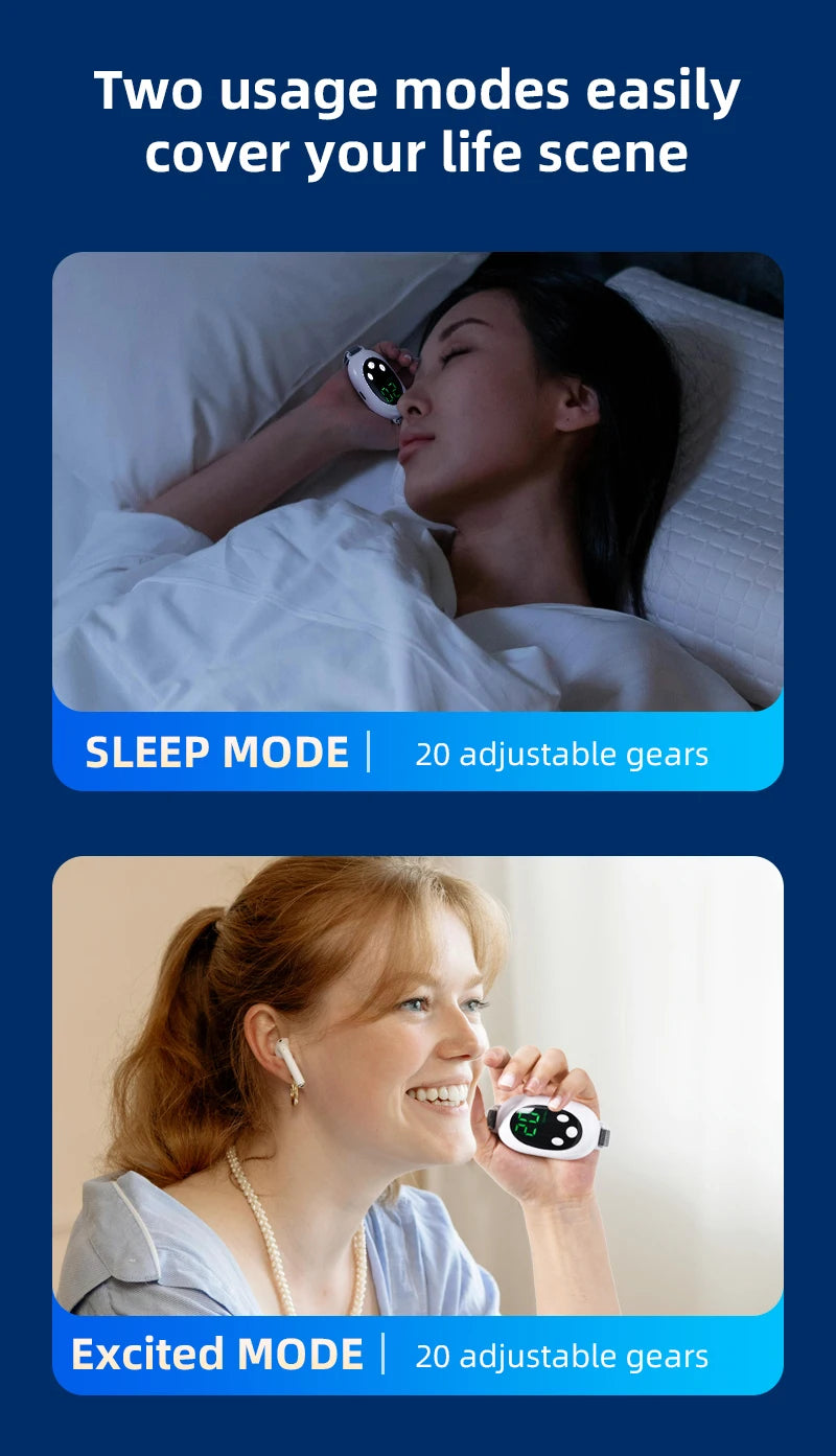 Ce dispositif de sommeil intelligent, techniques de neurologie, il soulage l'insomnie.