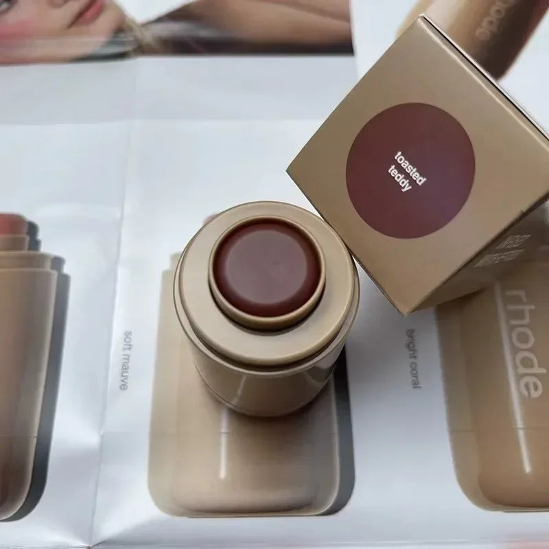 RHODE Maquillage Joues Blush, Stick Brillant à Lèvres Étui de Téléphone pour iPhone.
