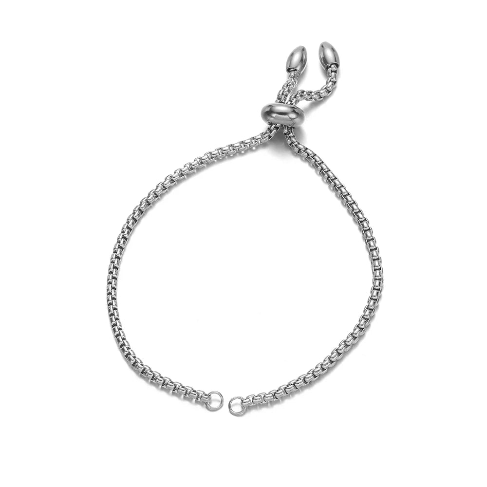 Bracelets Boho Réglables en Acier Inoxydable - Lot de 3