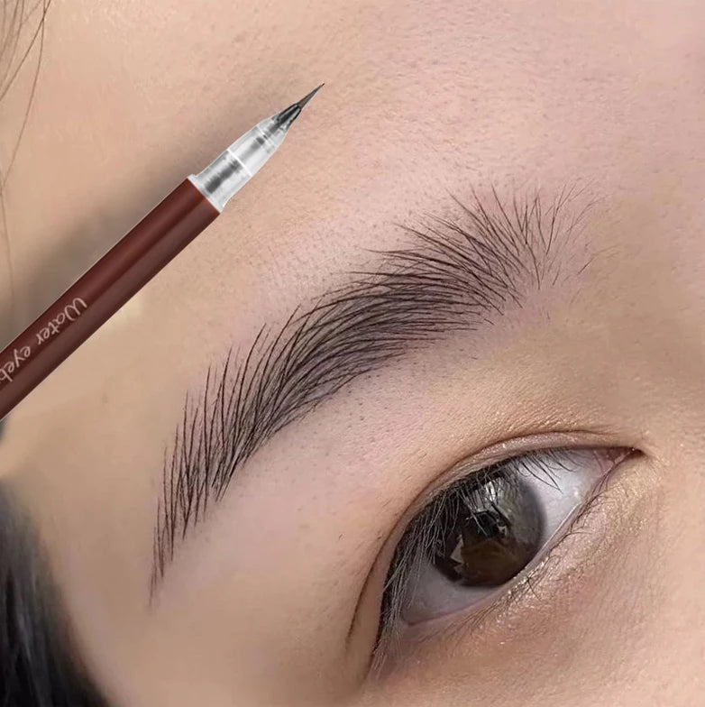 Ultra-fine Eyebrow Pencil Outline Shadow Lying Silkworm Eyeliner Waterproof Non-smudge Lasting Colourfast Liquid Eyebrow Pencil