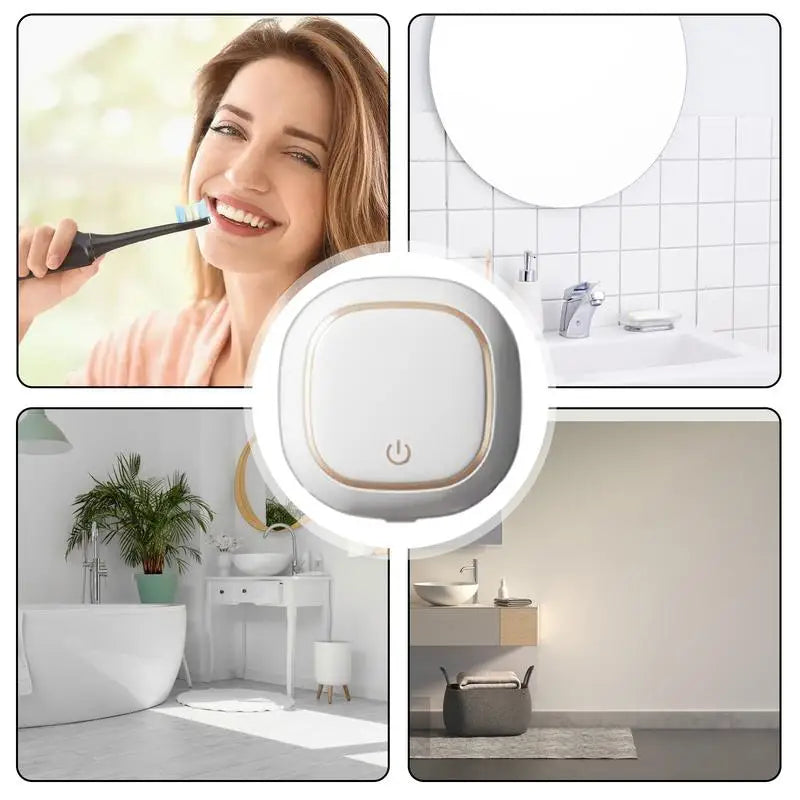 Porte-brosse à dents désinfectant Nettoyant électrique Machine de couverture UV portable électrique pour la maison Camping Voiture École