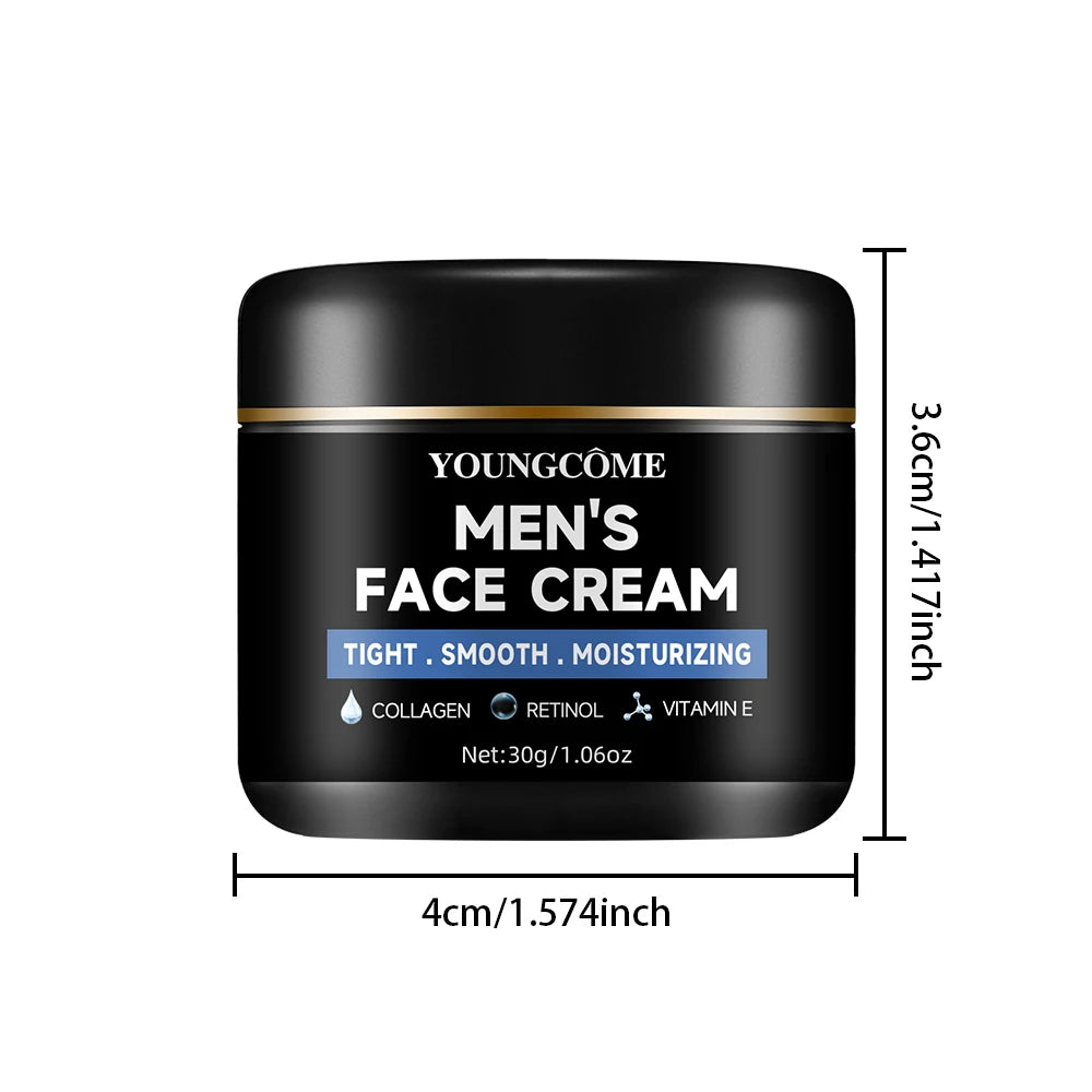 Crème Hydratante Collagène pour Hommes – Avec Rétinol & Vitamines