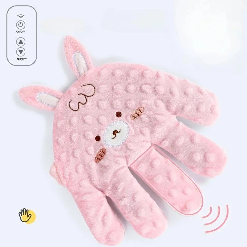 Cartoon Bear Baby Sleep Aid Newborn Soothing Pillow Comforting Hand Detachable with Remote for Comfortable Newborns Sleeping