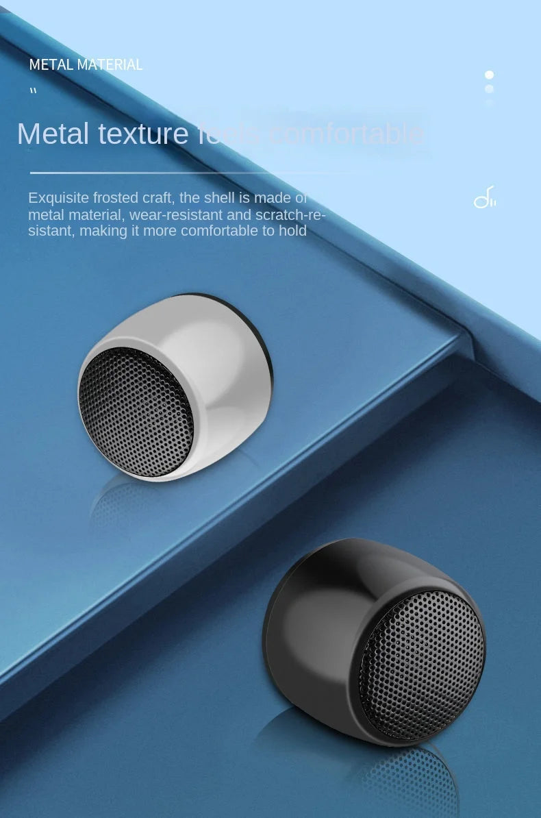 Small Wireless Bluetooth Speaker Mini Mobile Phone Subwoofer Outdoor Portable Audio Big Sound Loundspeaker