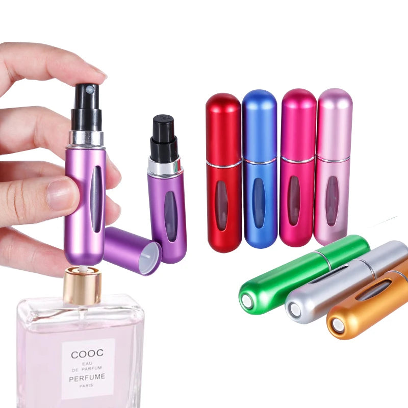 Atomiseur de parfum rechargeable de 5 ml, mini vaporisateur