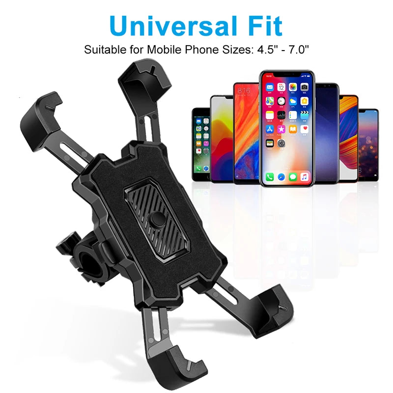 Support de téléphone de vélo électrique rotatif à 360° pour iPhone Xiaomi Riding MTB Bike Moto Support de support de moto Cyclisme antidérapant