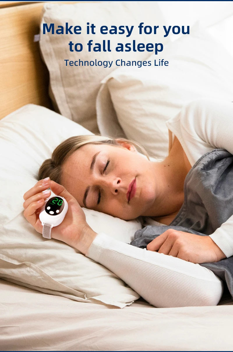 Ce dispositif de sommeil intelligent, techniques de neurologie, il soulage l'insomnie.