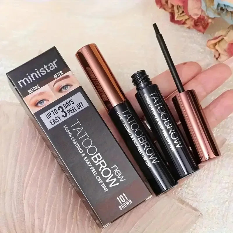 Gel-crème longue tenue Tattoo Brow pour sourcils – Waterproof, résistant, facile à décoller, teinte impeccable