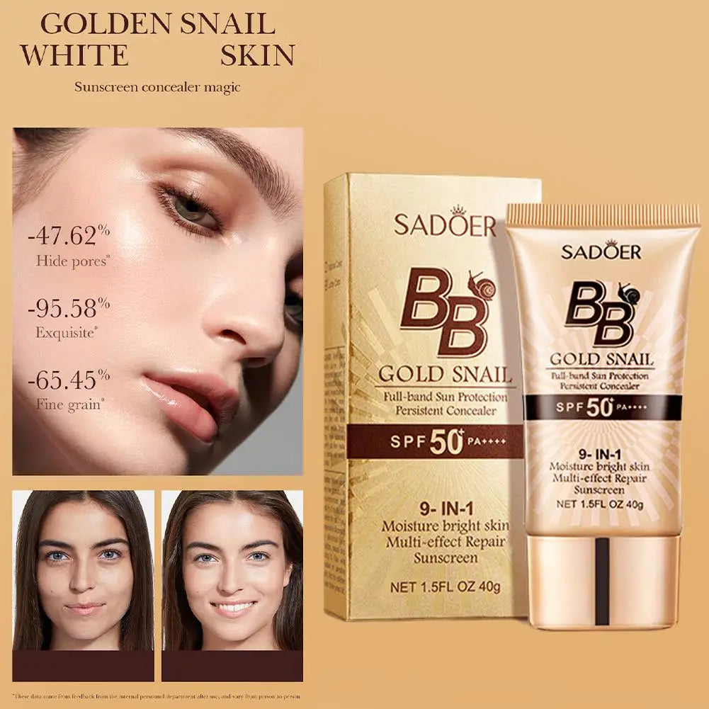 Fond de teint liquide BB crème mat SADOER, non gras, waterproof.
