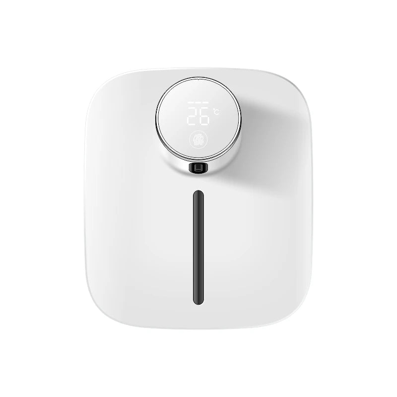 Distributeur de savon automatique mural multifonctionnel rechargeable USB Capteur infrarouge Distributeur de savon en mousse à affichage numérique LED
