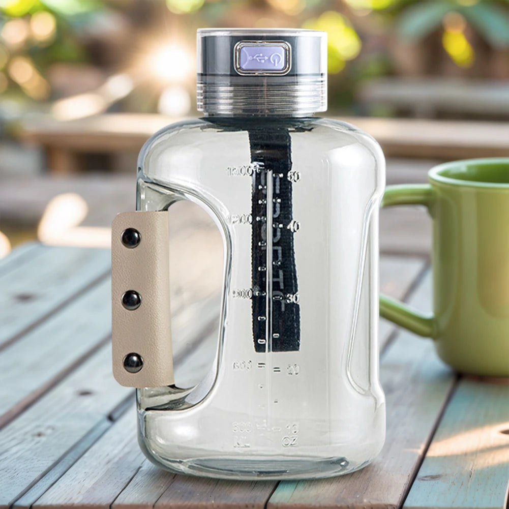 Bouteille d'eau d'hydrogène de 1,5L Machine d'ioniseur d'eau d'hydrogène rechargeable.