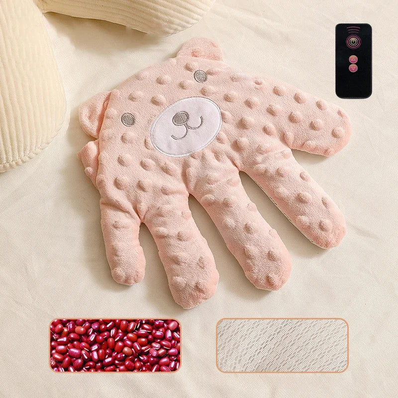 Cartoon Bear Baby Sleep Aid Newborn Soothing Pillow Comforting Hand Detachable with Remote for Comfortable Newborns Sleeping