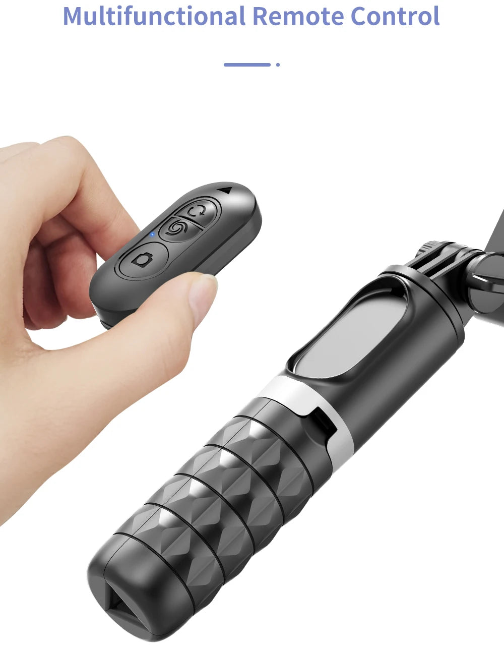 Selfie Stick Téléphone Cardan Stabilisateur Pour iPhone Android Action Caméra Trépied Téléphone Portable Cellule Mobile Smartphone Poignée Poignée Vidéo