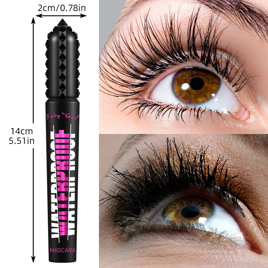 Mascara noir imperméable, allongement Extension