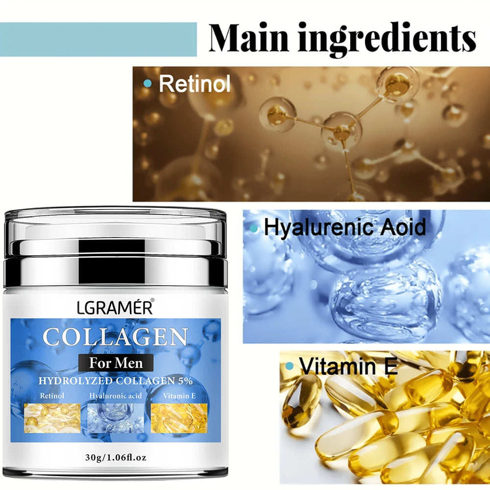 Crème anti-rides pour hommes Enlever les rides du visage et du cou Raffirmer l