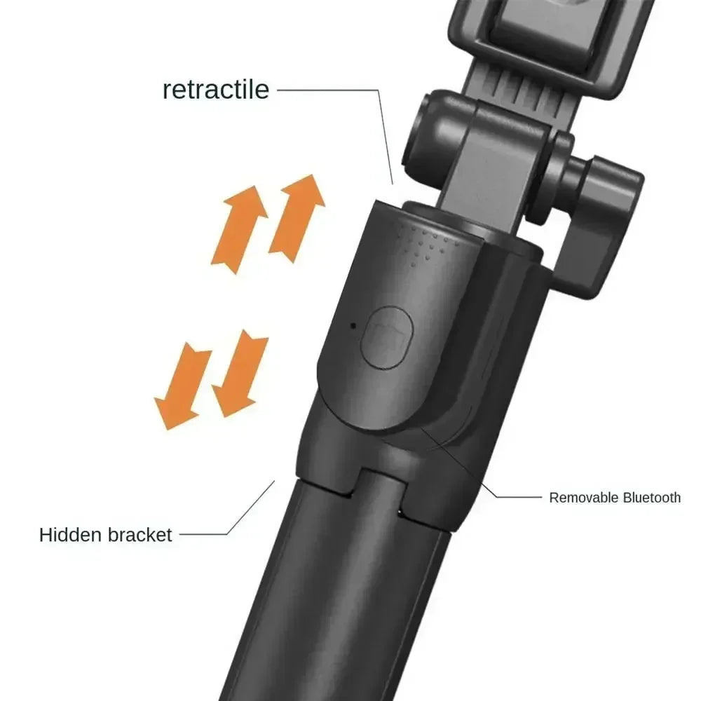 Selfie Stick Trépied Extensible Sans Fil Bluetooth À Distance Portable Smartphone Trépied Support Pour iOS Android Téléphone