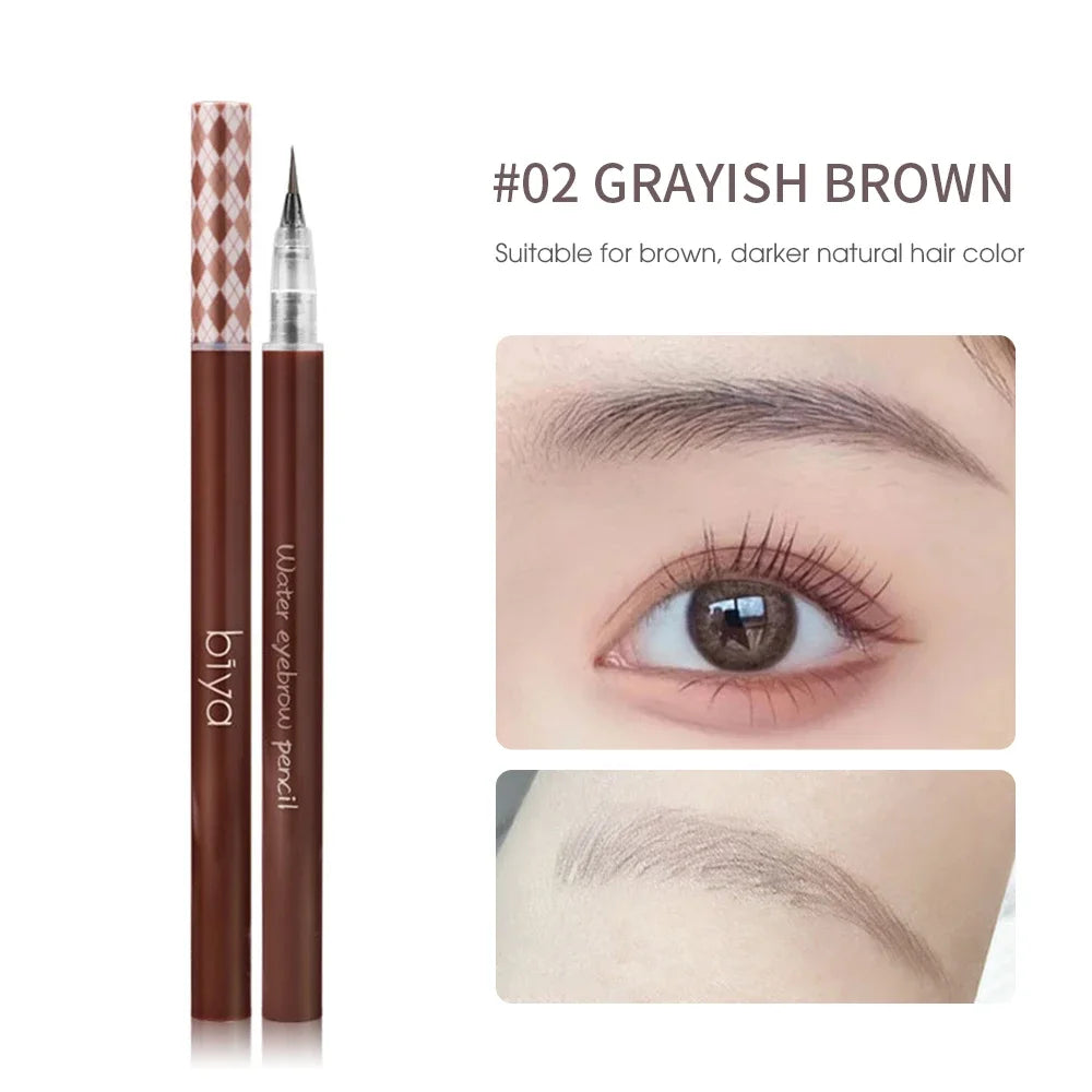 Ultra-fine Eyebrow Pencil Outline Shadow Lying Silkworm Eyeliner Waterproof Non-smudge Lasting Colourfast Liquid Eyebrow Pencil