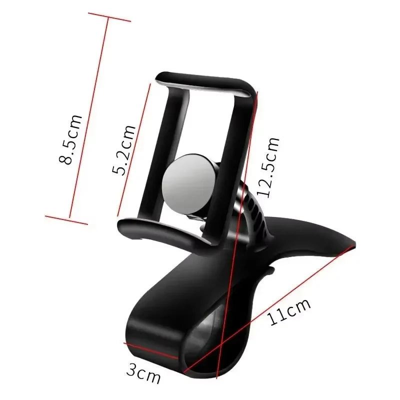 Support de téléphone de voiture rotatif 360 universels pour téléphone portable, tableau de bord de rack de voiture pour prise en main automatique