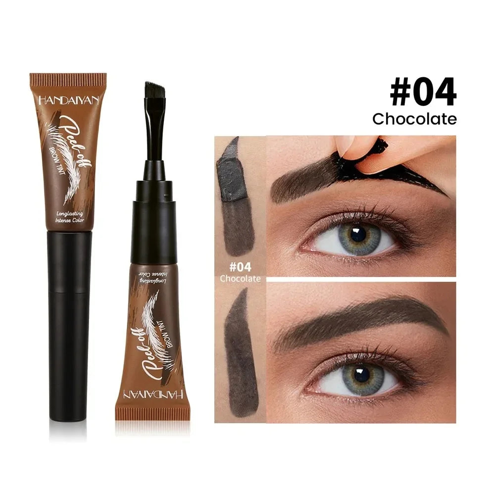 Gel de teinture pour sourcils 3 couleurs, imperméable, longue tenue, naturel, amovible, sans bavures, tatouage, maquillage.