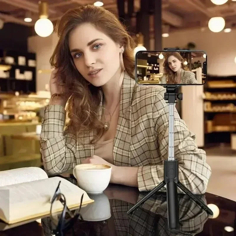 Selfie Stick Trépied Extensible Sans Fil Bluetooth À Distance Portable Smartphone Trépied Support Pour iOS Android Téléphone