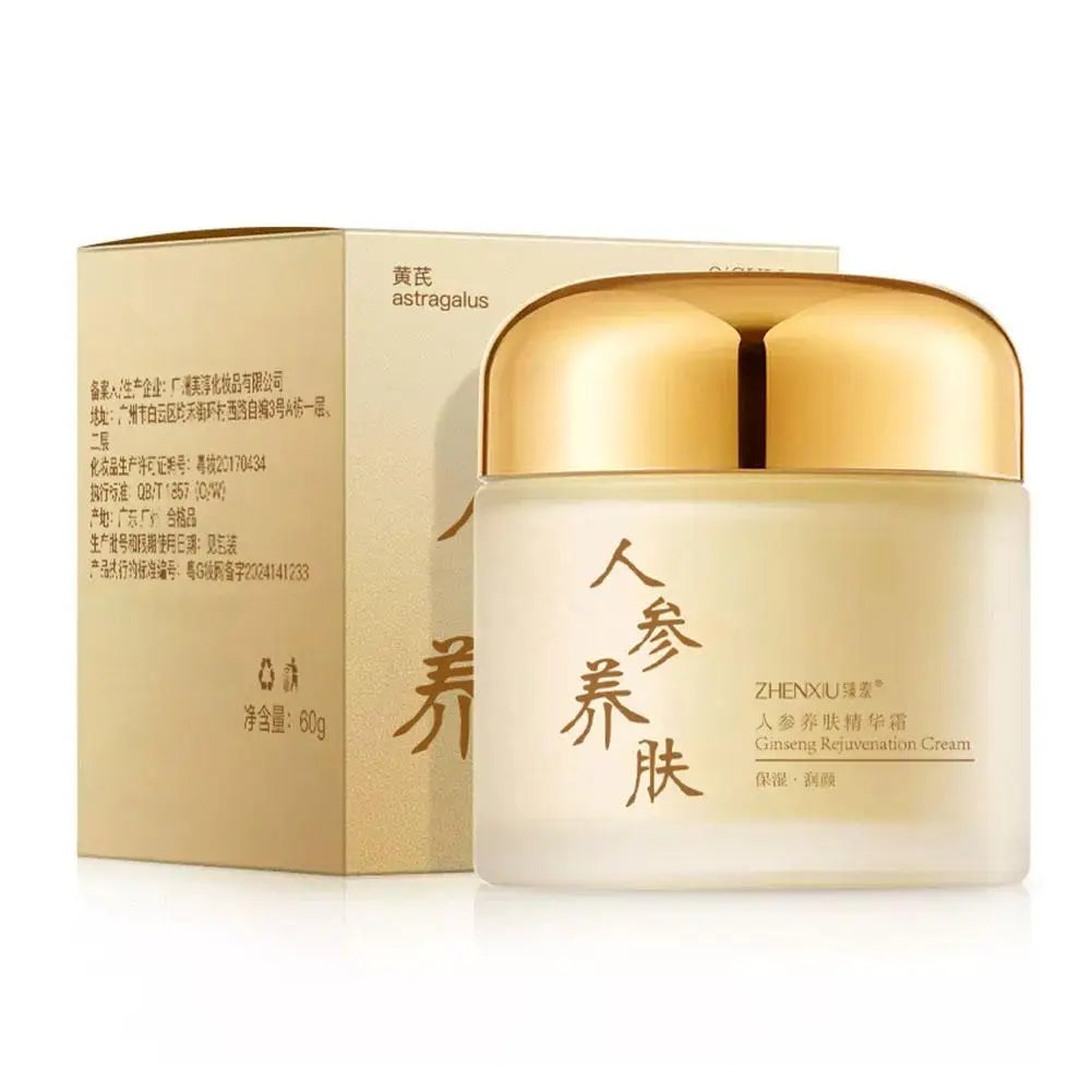 Ginseng Crème pour le visage Anti-rides Hydratant Lissant Ginseng Sérum Anti-âge Réduire les ridules Hydratant Soins de la peau 60g
