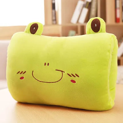 Coussin mignons pour enfants Jouets en peluche de dessin animé d'hiver Chauffe-main, non électrique