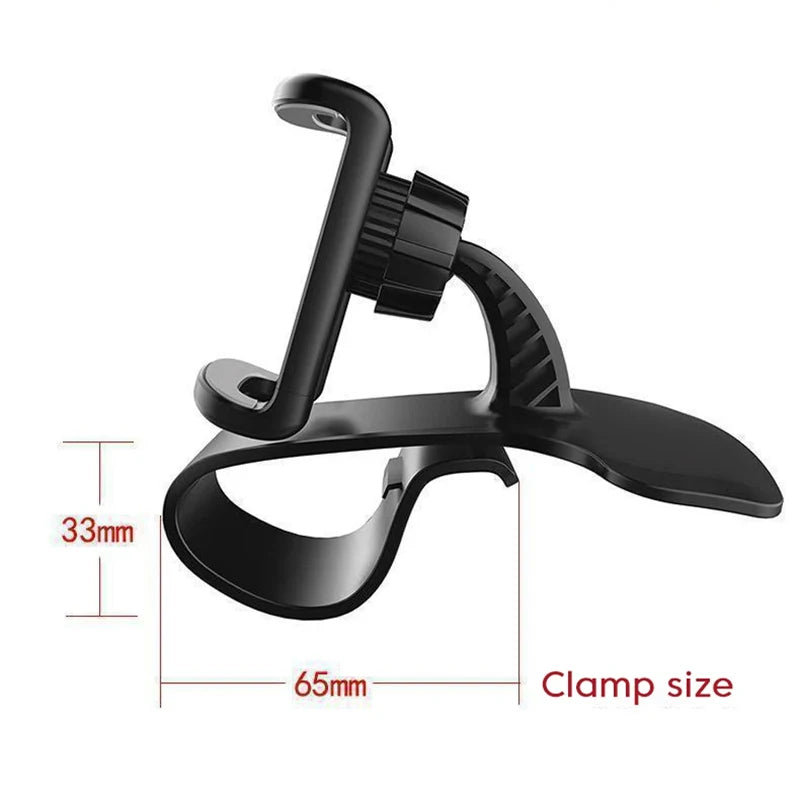 Support de téléphone de voiture rotatif 360 universels pour téléphone portable, tableau de bord de rack de voiture pour prise en main automatique