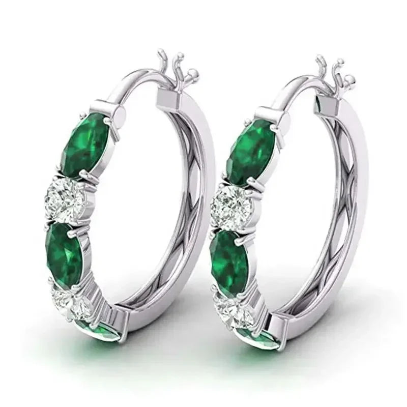 Boucles d'Oreilles en Cristal Drainage Lymphatique