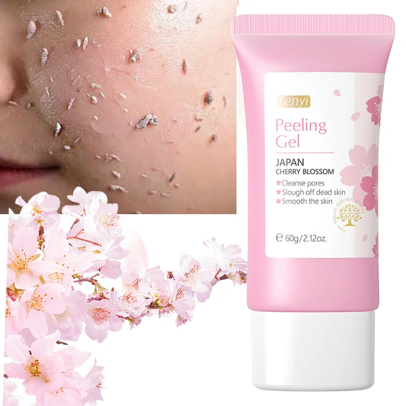 Gel exfoliant nettoyant en profondeur pour le visage LAIKOU, hydratant 60 g