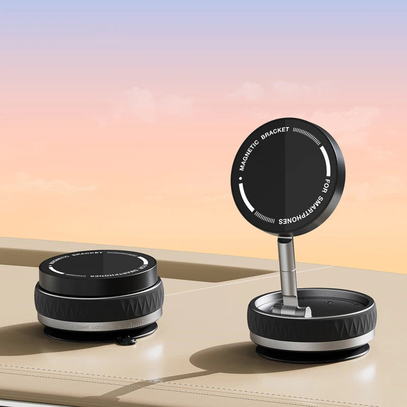 Support de téléphone magnétique universel à ventouse sous vide à 360° pour iPhone Xiaomi Support pliant Multi-Scenario Support d'appareil mobile