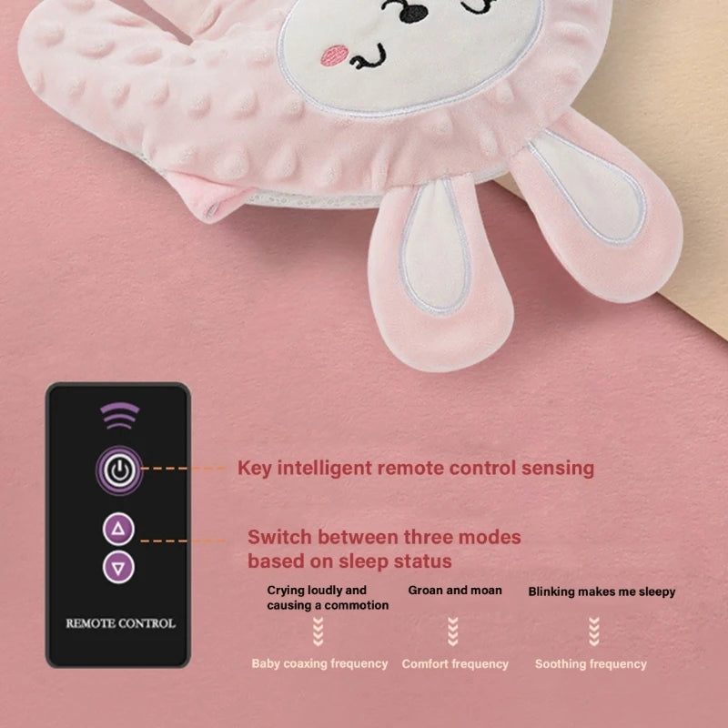 Calming Hand Pillow for Toddler Remote Controlled Sleep Aid with Gentle Vibrations, Soft Comfortable Soothing Pillow