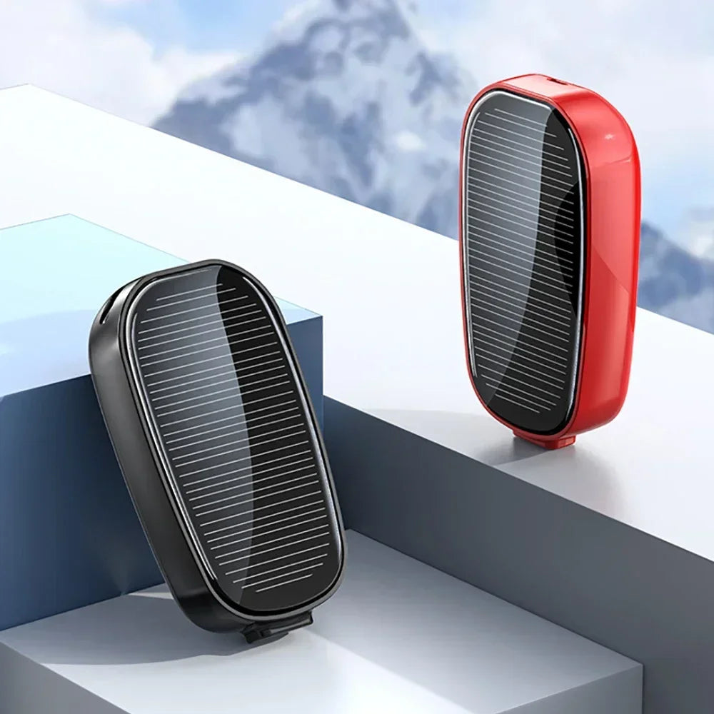 Solar Mini Power Bank Porte-clés Chargeur portable Camping en plein air Batterie externe Puissance d’urgence 1200mah Powerbank pour Xiaomi