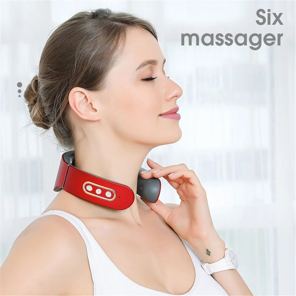 Masseur Électrique à Impulsions – 6 Modes & 9 Niveaux de Puissance