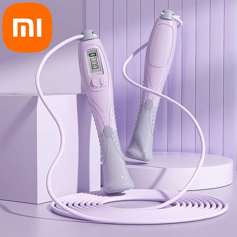 Corde à Sauter Électronique MIJIA – Compteur Intégré, Rotation 360°, Brûle-Graisses & Fitness | PVC Résistant pour Sport Intérieur