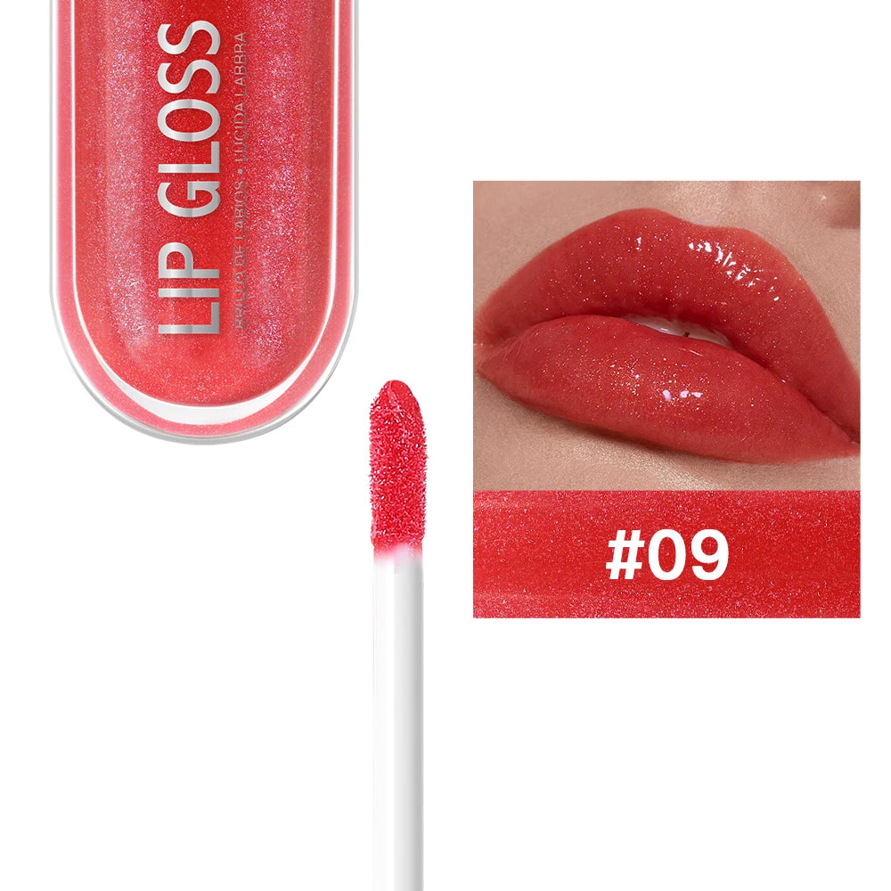 USHAS – Gloss à Lèvres Pailleté 12 Couleurs-Effet Diamant & Longue Tenue