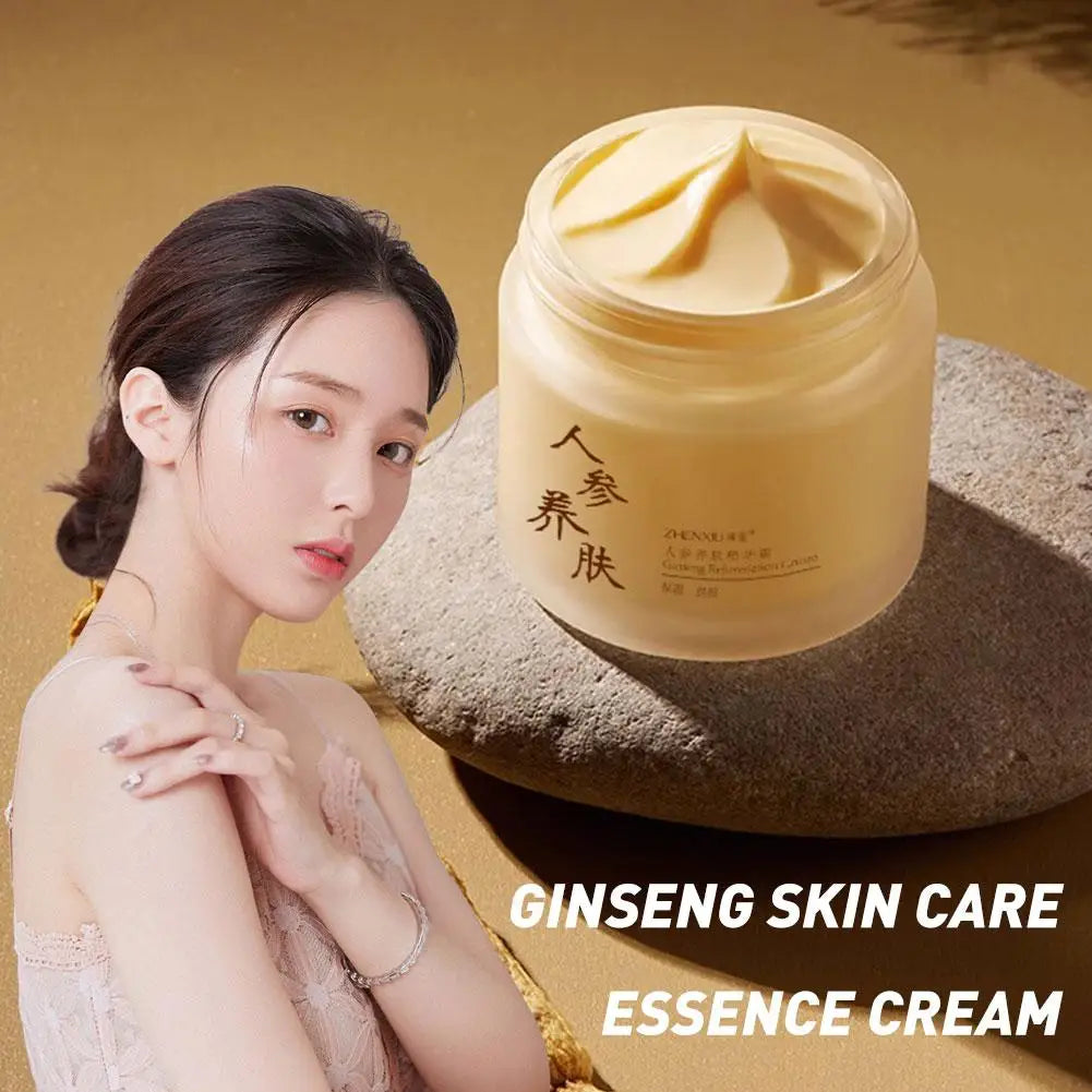 Ginseng Crème pour le visage Anti-rides Hydratant Lissant Ginseng Sérum Anti-âge Réduire les ridules Hydratant Soins de la peau 60g