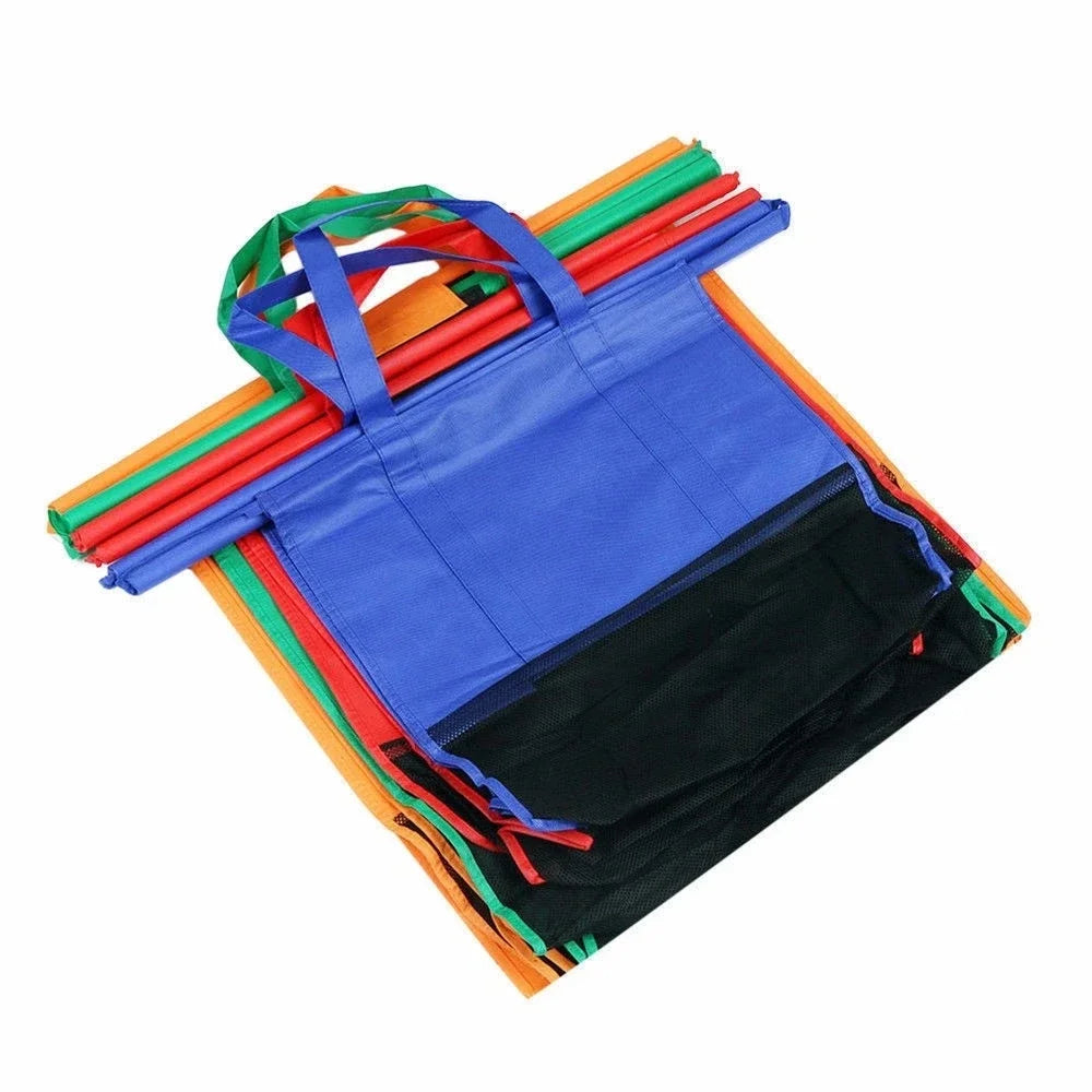 chariot 4 pièces/ensemble chariot pliable, sacs écologique.