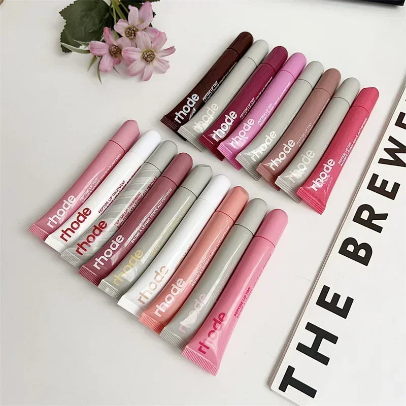 Skin Peptide Lip Liner Peel Tattoo Lipgloss Waterproof Long Lasting Matte Lip Tint Lean Contour Tear-off Lips Stain Cosmetic