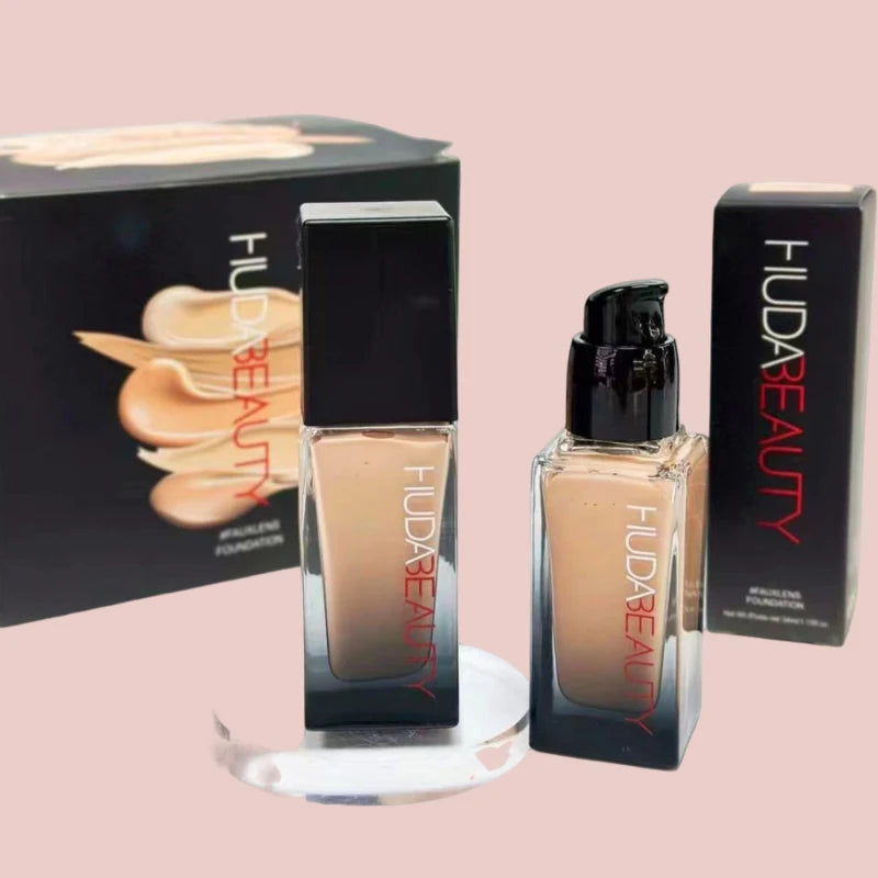 Fond de teint mat HUDA 9 couleurs, 34 ml, anti-cernes, nourrissant, longue tenue, anti-cernes, cosmétique respirant. HUDA BEAUTY