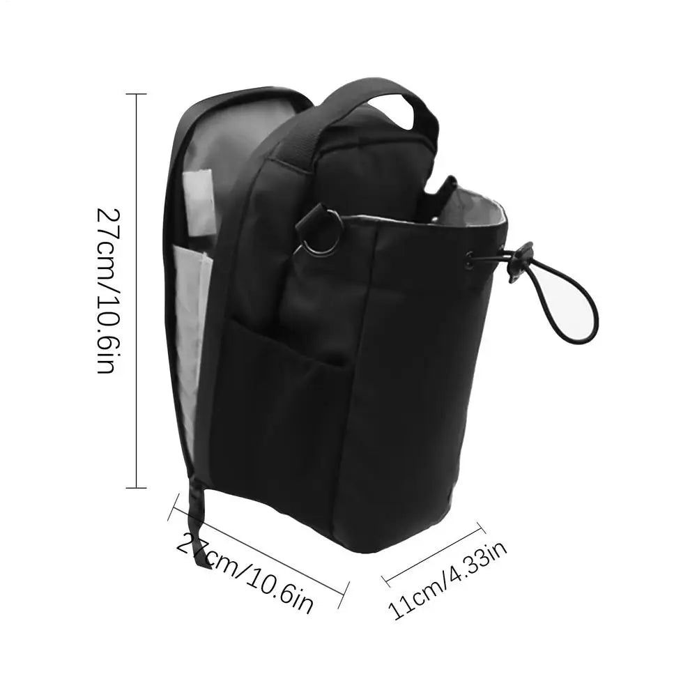 Sac à bandoulière magnétique pour salle de sport Bouteille d’eau et support de téléphone Sac à bandoulière imperméable pour les sports de plein air Accessoires de fitness de voyage