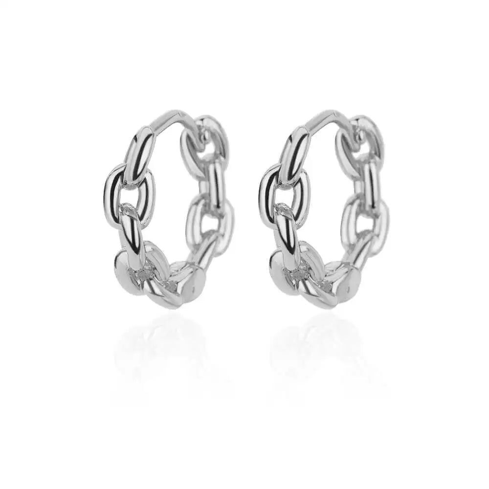 Boucles d'oreilles rondes élégantes pour femmes créoles en acier inoxydable de luxe Vintage Wedding Engagement Aesthetic Jewerly aretes