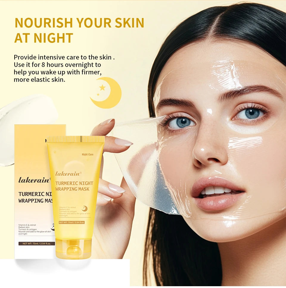 Masque de Nuit au Collagène – Crème Hydratante & Raffermissante