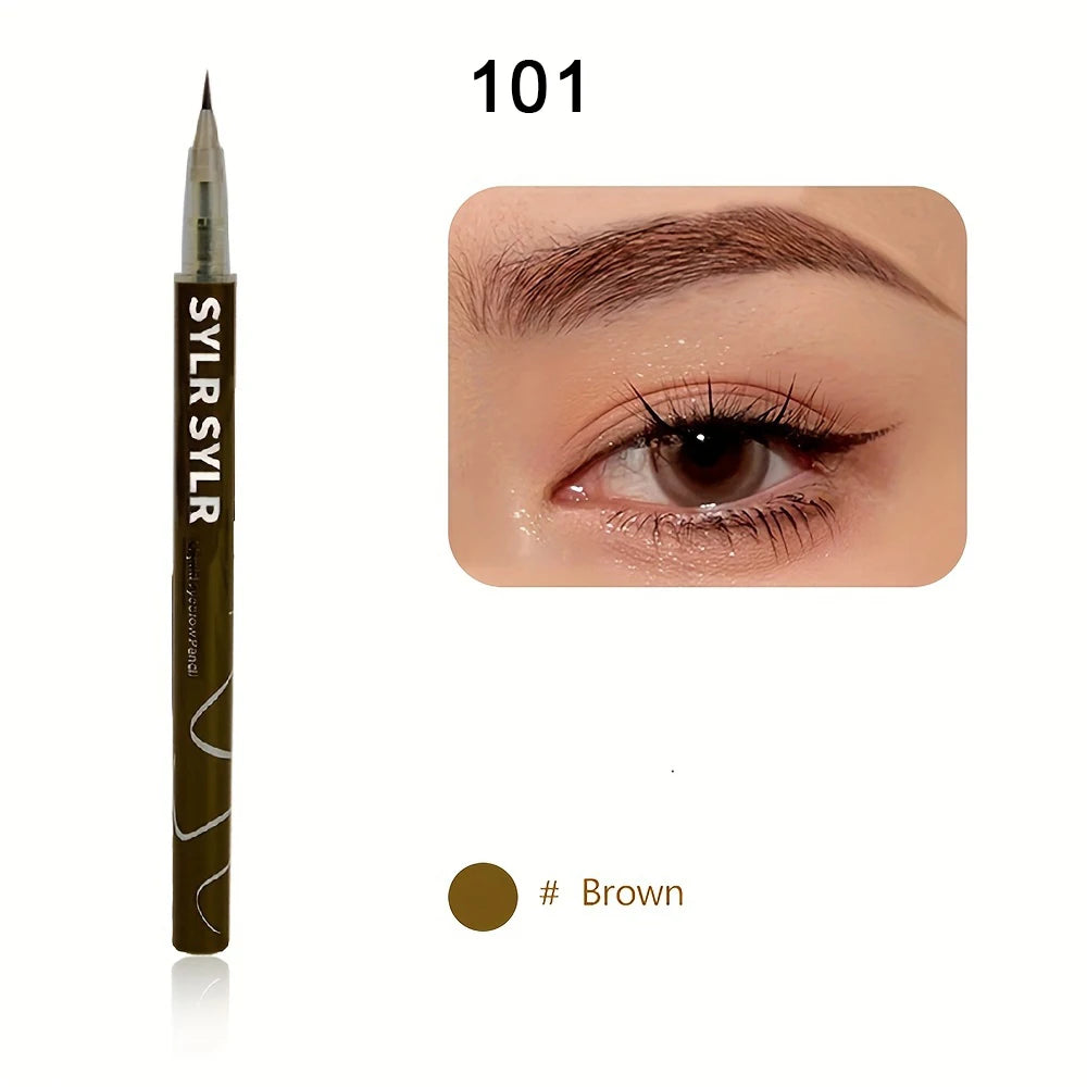 Stylo à sourcils ultra fin de 0,008 mm, longue durée, résistant aux taches, imperméable, haute pigmentation.
